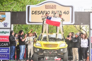 Overall victory in the Diesel category for the Tamarugal Rally Team